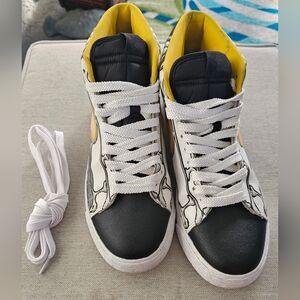 Men's Nike Futura Blazer High Premium Black White Varsity Maize 10.5